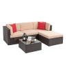 Buy cheap L Shape Rattan Garden Corner Sofa Waterproof Small Corner Garden Furniture from wholesalers