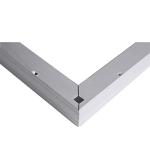 Aluminum Extrusion Solar Panels Frame Silver Black Anodized Aluminium Profile