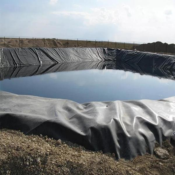 Buy cheap 500 microns Dam Linings Prices HDPE Geomembrane Waterproof for Fish Farming Pond Liner from wholesalers