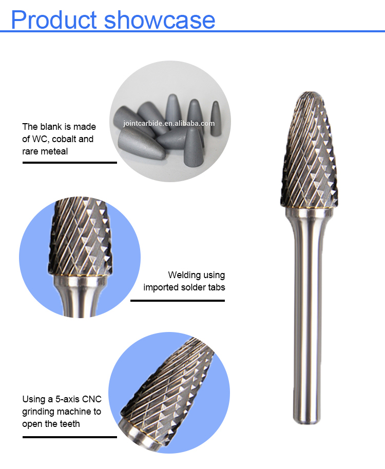 12Mm Carbide Ball Burr Seed Metal Tungsten Carbide Cutting Bit Impact Toughness