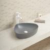 Buy cheap Low Water Absorption Counter Top Bathroom Sink Green Color Irregular Basin from wholesalers