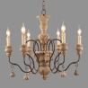 Buy cheap Antique distressed wood chandelier light fixtures pendant lamp (WH-CI-15) from wholesalers
