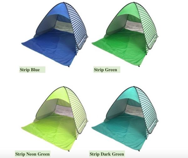 190T Festival Camping Tent Silver Coated Polyester Oxford Sunproof Pop Up Canopy