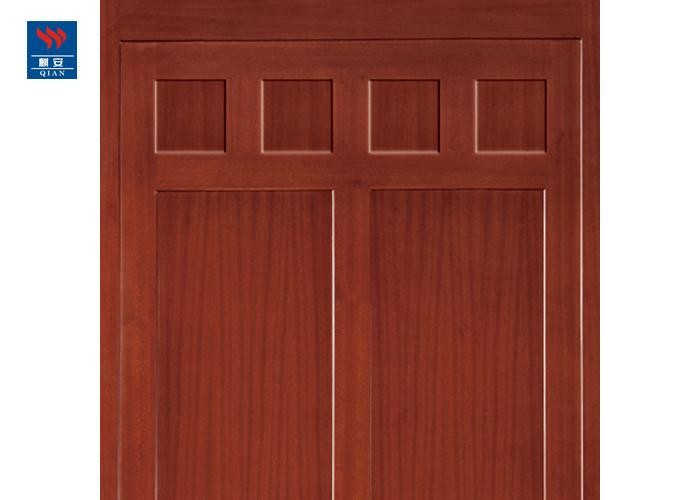 Solid Wood Core Grain Fireproof Flush Wooden Door For Hotel Projects