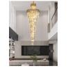 Buy cheap Hall Living Room Chandelier Smoky Gray Crystal Lamps art deco style gold chandelier(WH-NC-42) from wholesalers