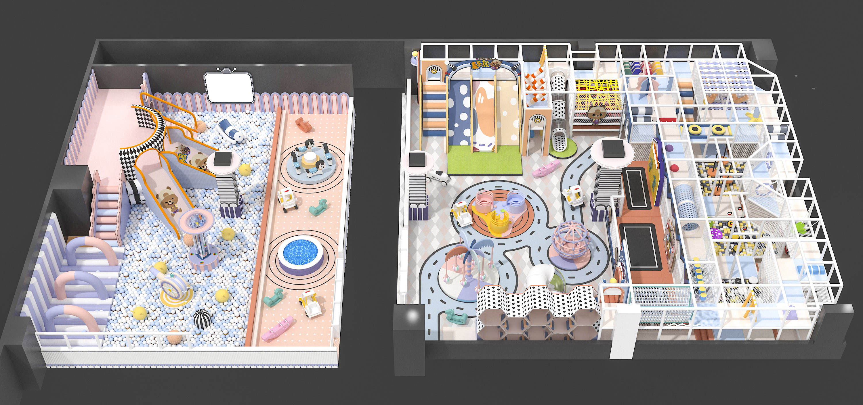 Customizable Safety Childrens Indoor Play Equipment Commercial Indoor Soft Play Equipment
