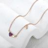 Buy cheap YASVITTI Valentine's Day Jewellery Gift 925 Sterling Silver Necklace Gemstone Diamond Rose Gold Plated Heart Necklace from wholesalers