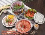 Round Disposable Aluminium Foil Containers for Food Packaging,catering