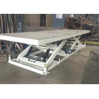 Buy cheap 3Tons Double Scissor Hydraulic Lift Table Or Long Size Lift Table 1.6m Lifting product