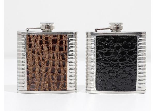 Buy cheap Camping Stainless Steel Small Hip Flask , Personalised Hip Flask 6 7 8 Oz Double Cylinder from wholesalers