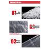 Buy cheap 2 Meters High Custom Transparent Waterproof Dust Packing Print Plastic PE Pallet Cover Bag from wholesalers
