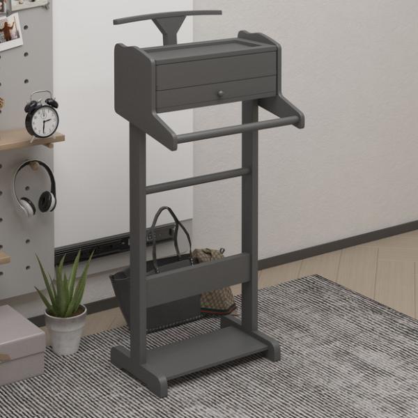 Buy cheap Floor stand clothes valet stand with Stroage jewelry shelf from wholesalers