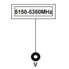 Buy cheap 600mm 5.2g 5.8g Omni Directional Fiberglass Antenna High Gain 50W with 10dBi Gain from wholesalers