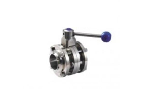 Buy cheap 1 - 12 Inch Manual Butterfly Valve , Tri - Clamp / Welding Sanitary Butterfly Valve from wholesalers