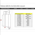 Gravure Printing Food Rice Packaging Vacuum Plastic 1Kg 2Kg 5Kg 10Kg Pe Heat