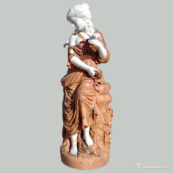 Buy cheap China marble Stone Carving Sculpture Sitting Girl FSF-007 Sculpture from wholesalers