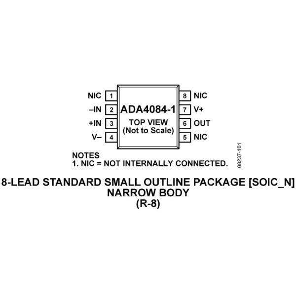 ADA4084-1ARZ Precision Zero Drift Operational Amplifier