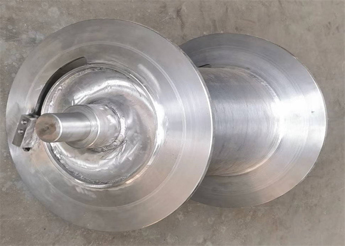 CNC Machining Wire Rope/Cable Winding Winch Drum With Shaft For Hoist