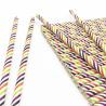 Buy cheap Cartoon Outside Safe Paper Drinking Straws For Juice from wholesalers