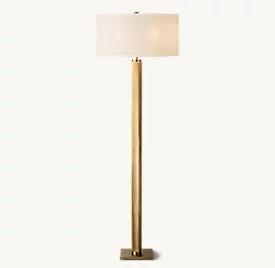 Buy cheap French Drum Linen Shade Modern Contemporary Floor Lamps For Living Room from wholesalers