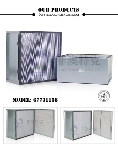 Buy cheap Steel Frame Panel Pleated Air Filters First Stage Polyester Material from wholesalers
