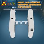 HCW IP44 Swing Barrier Turnstile 40W Stainless Steel 304 Pedestrian Turnstile