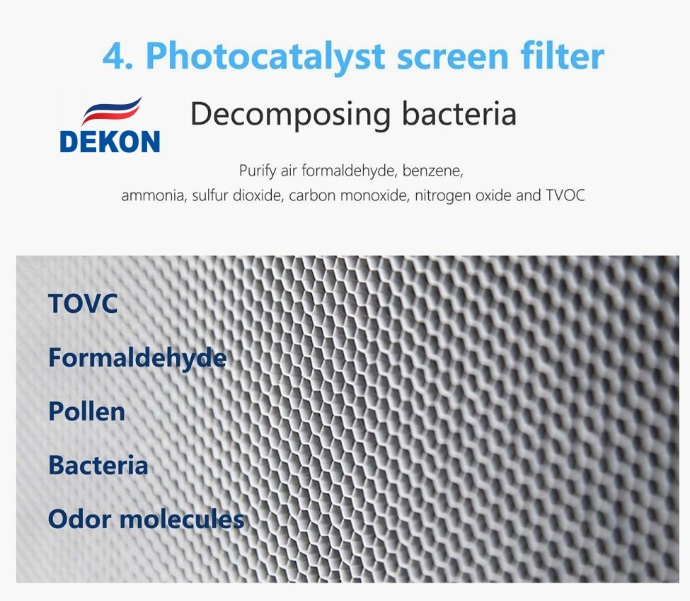 Air purifier WIFI control with anion generator H13 medical level HEPA filter with UV sterilization lamp