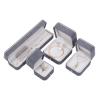 Buy cheap Hot Stamping Logo Hanhong Gray Custom Jewelry Box for Necklace Bracelet Earrings from wholesalers