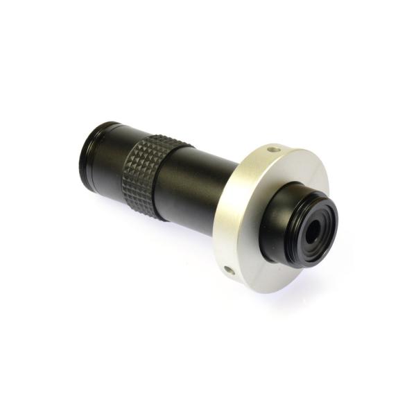 120X Industrial Vision Lens Max 120X Zoom Lens C-Mount Lens with 50mm Ring