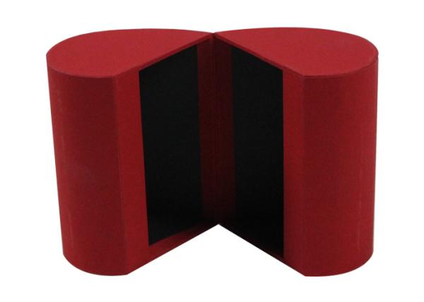 Buy cheap Soft Textured Luxury Packaging Box , Valentine Heart Shaped Paper Box from wholesalers