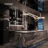 Buy cheap High Gloss Solid Wood Kitchen Design Cabinets Set Furniture Custom Modern Melamine Kitchen Cabinet from wholesalers