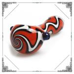 Heady Glass Spoon Pipe Camouflage Color Tobacco Handpipes For Sale