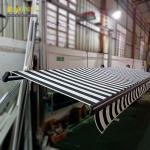 Large size retractable aluminum patio awning, commercial awning waterproof sun