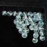 Buy cheap Gemstone Material Synthetic Lab Created Round Blue Moissanite Beads For Jewelry Making from wholesalers