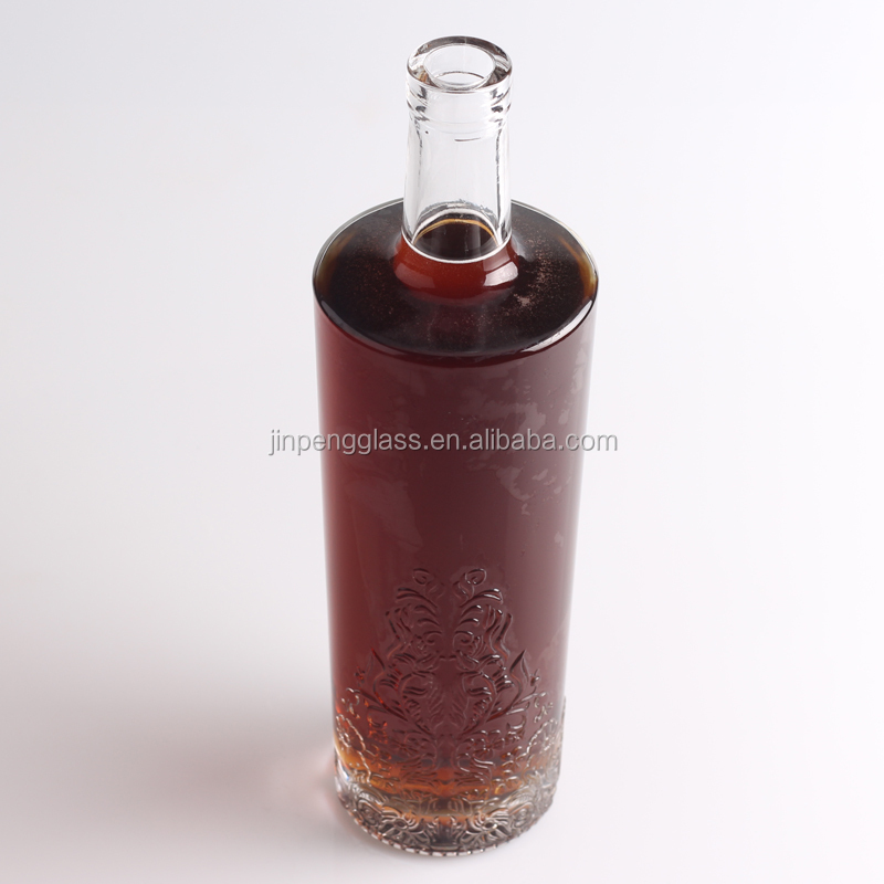 Uso de Vodka Las Mejores Botellas de Ron de Whisky Transparentes de 50 cl con Corcho