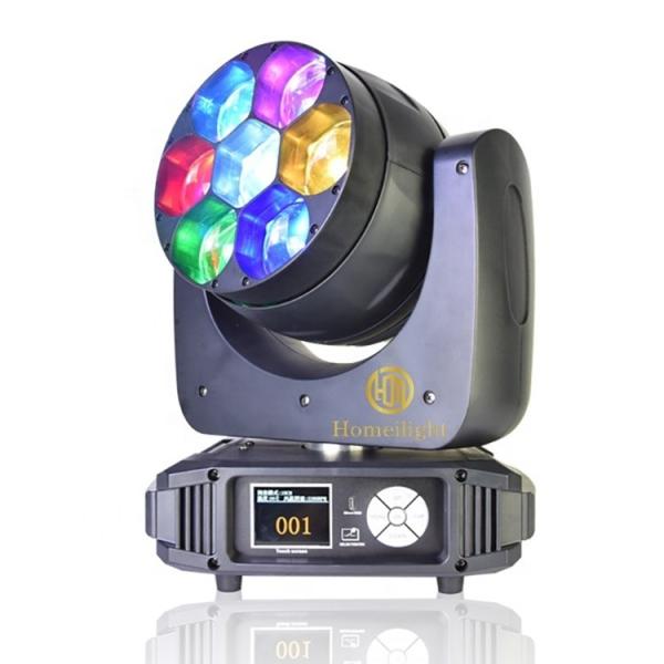 Buy cheap 7*40w Moving Head Beam Ideal for Wedding Stage DJ Lights Decoration at Bar Night Club from wholesalers