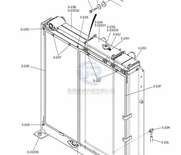 Buy cheap LC05P00043S003 Air Cooler Excavator Radiator Parts For SkSK330-8 SK350LC-8 from wholesalers