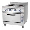 Buy cheap Commercial Kitchen 4 Plate Electric Cooking Range with Oven 380V 800x900x950mm from wholesalers