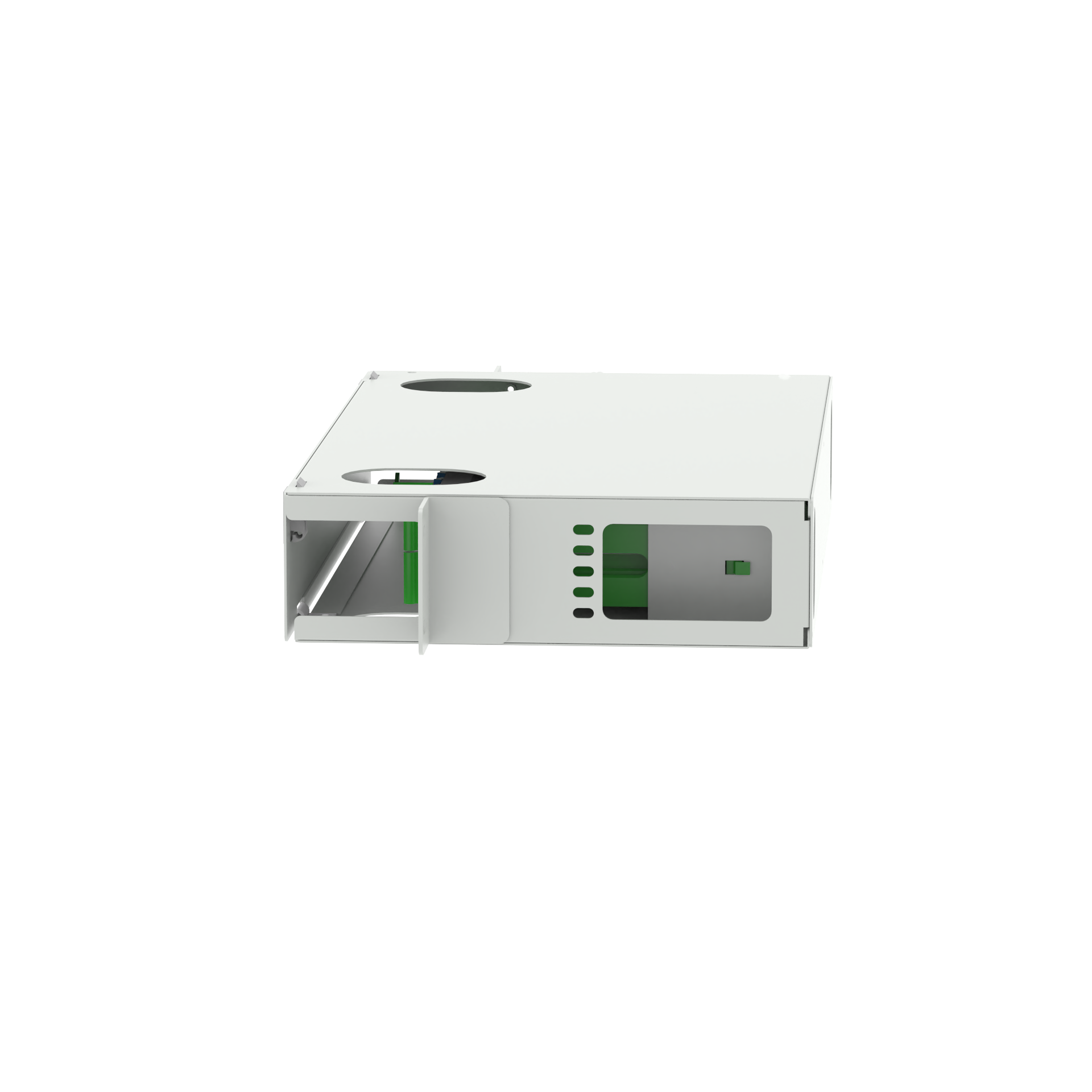 Data Center 24 Port FC Type Optic Fiber Distribution Patchpanel Fiber Optic Equipment FTTX