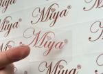 Transparent Custom Product Labels Circle Shape Durable Flexible For Cosmetics