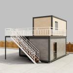 20 feet 40 feet Movable Prefabricated House For Villa Office Public Toilet