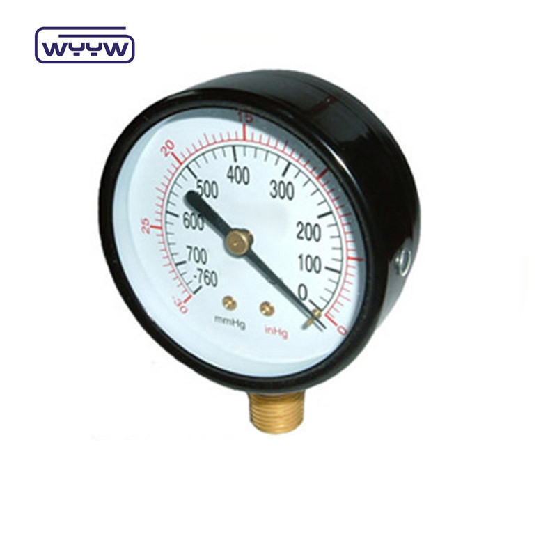 Bottom Or Axial Mount Vacuum Pressure Gauge Customized Support Affordable