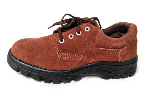 SGS Anti Piercing Steel Toe Cap Leather Low Top Wear Resistant Safety Shoes