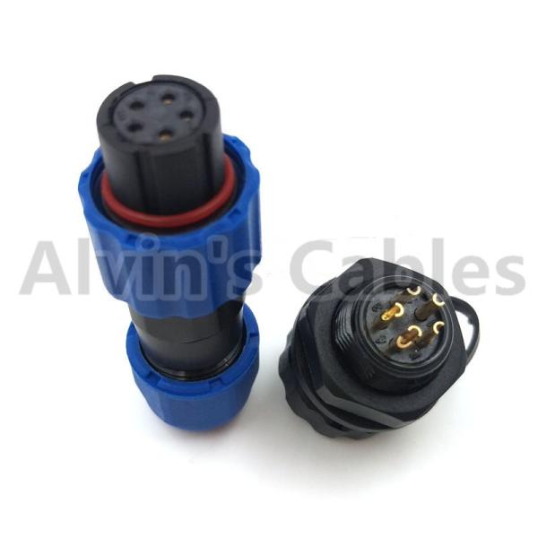 Buy cheap Outdoor Waterproof Plastic Cable Connector IP68 Rating 13-28mm Outer Diameter from wholesalers