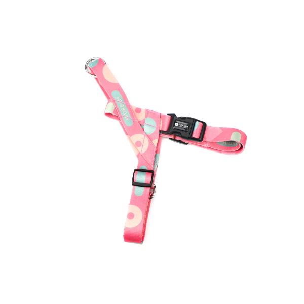 Buy cheap Comfortable Breathable Dog Harness Vest No Pull Adjustable Fantasy Pink Plaid Pet Leash from wholesalers