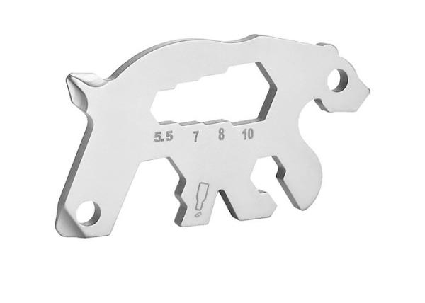 Buy cheap 55MM Lightweight And Animal Design Metal Bottle Opener Durable Item Stainless Steel Multi-purpose EDC Tool Card from wholesalers