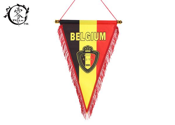 Buy cheap World Cup Belgium Pennant National Flag Customized Country World Banner from wholesalers