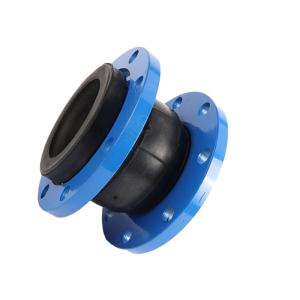 Wholesale Epdm Flexible Pn16 Flange Rubber Bellows Expansion Joints single ball Pipe Connector from china suppliers