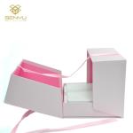 Fashion Wedding Ring Custom Paper Packaging Box Necklace Jewelry Display Case