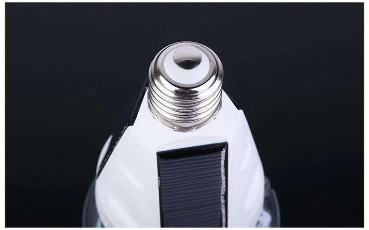 7W led bulb IP65 solar 85-265V led bulb emergency rechargeable led lamp energy saving 6000K E27 2017 new led lamp panel